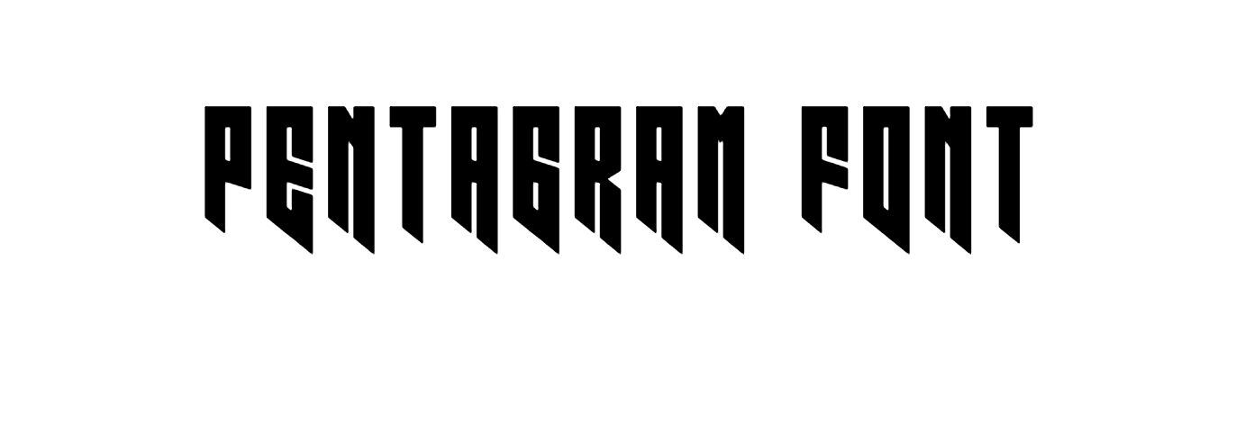 Pentagram Font download
