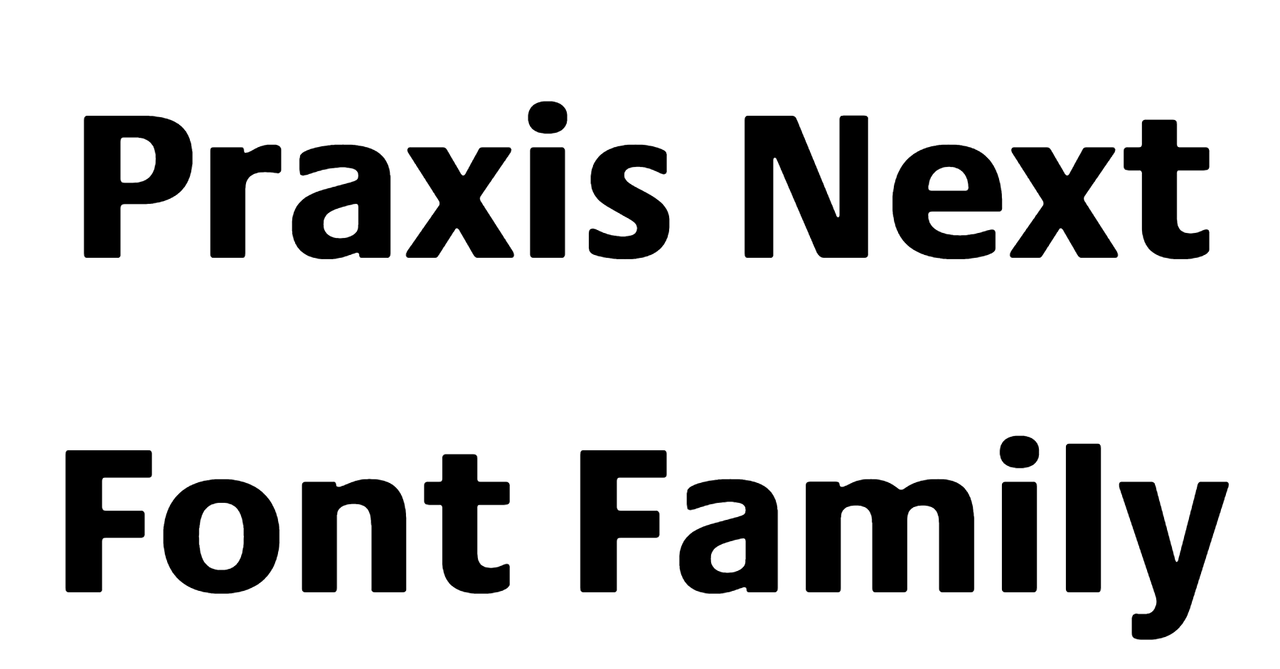 Praxis Next Font Family | dafontstyle