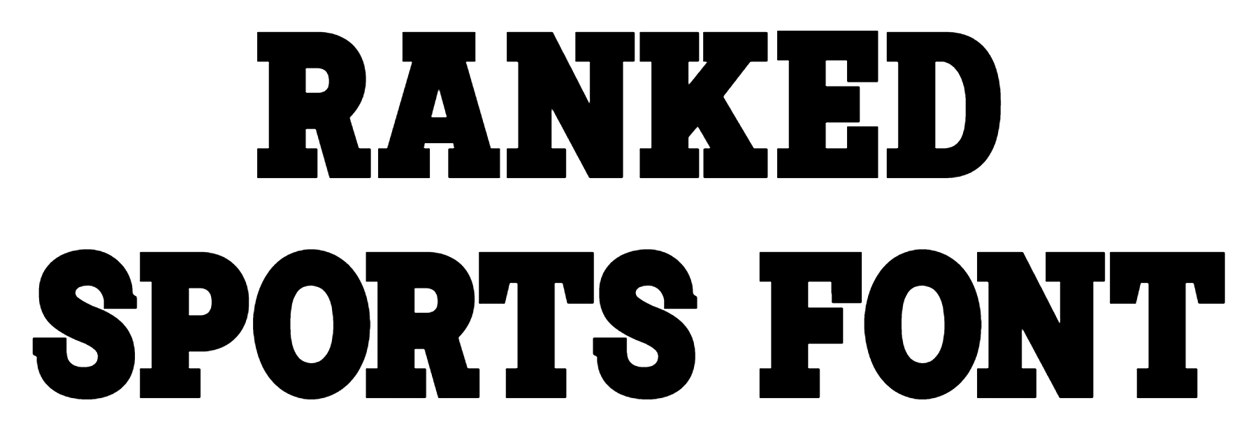 Ranked Sports Font download