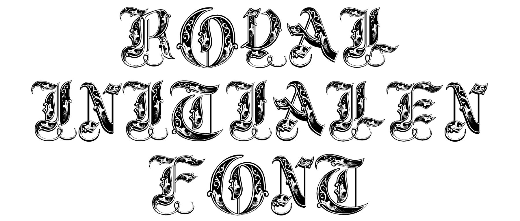 Royal Initialen Font Download