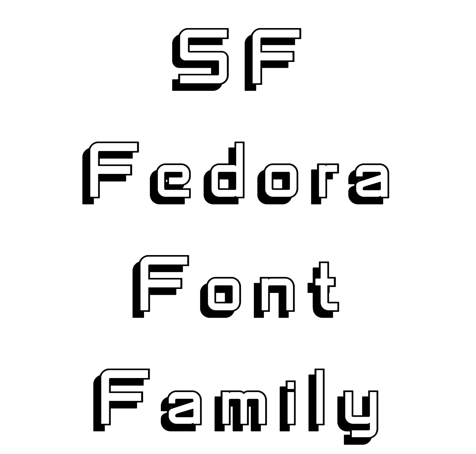 SF Fedora Font Family download
