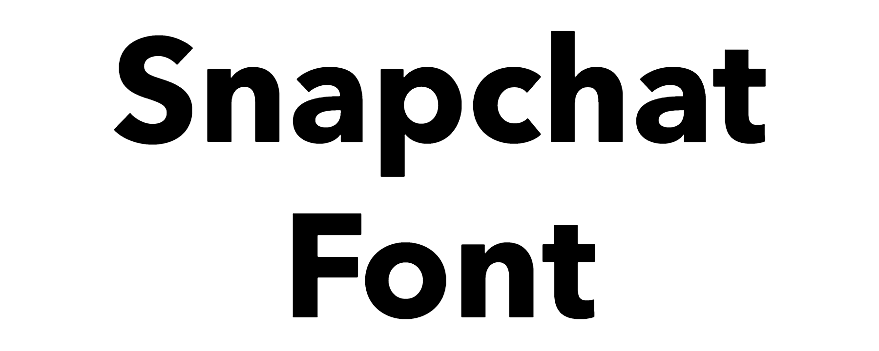 Snapchat Font download