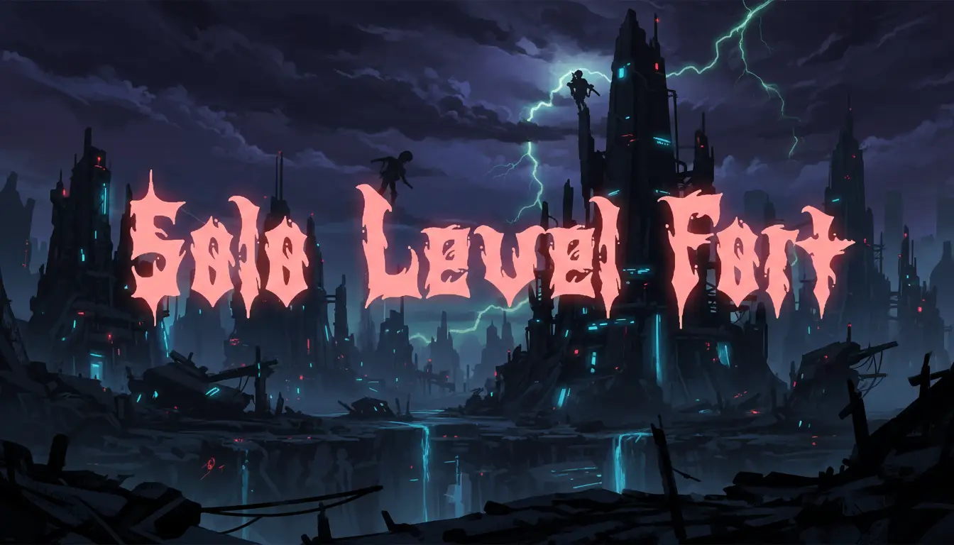 Solo Level Font