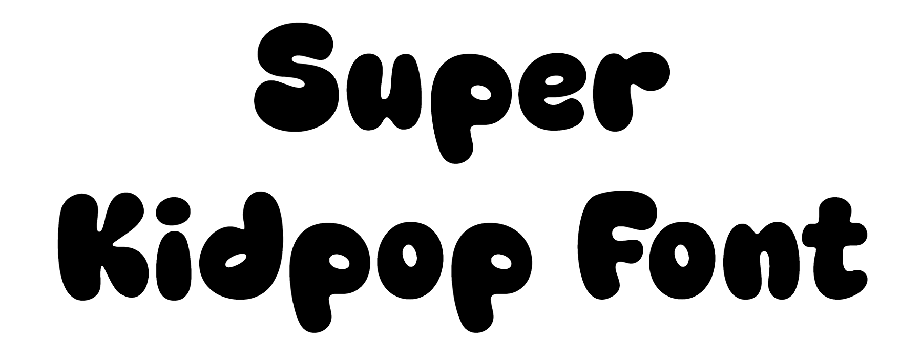 Super Kidpop Font Download