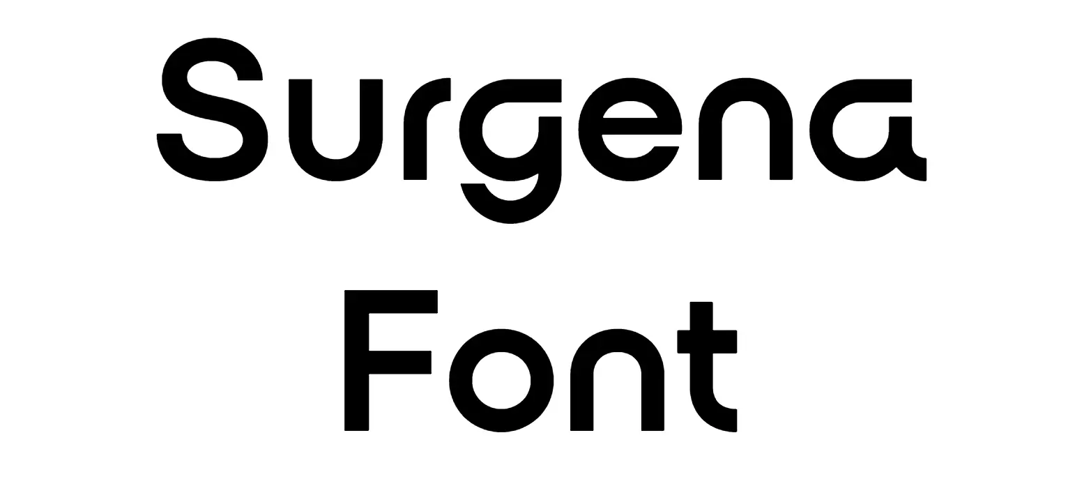Surgena Font download