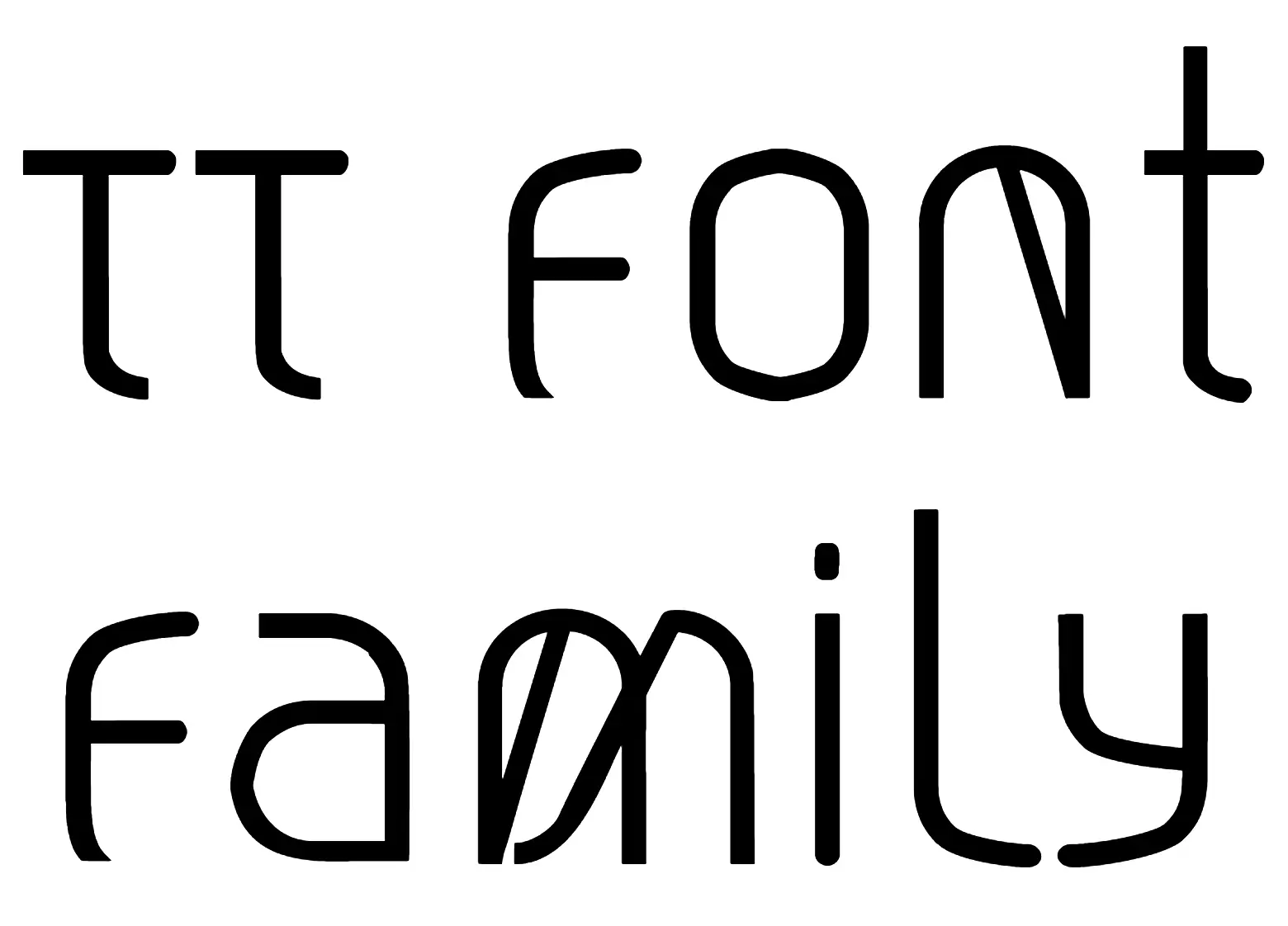 TT Font Family download