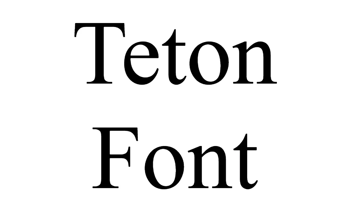 Teton Font download