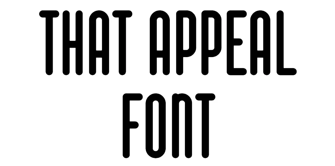 That Appeal Font download