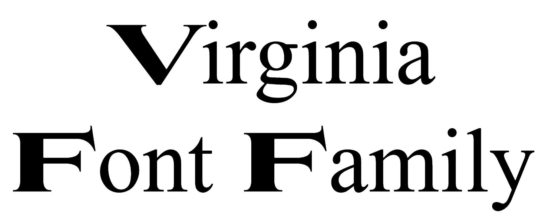Virginia Font Family download