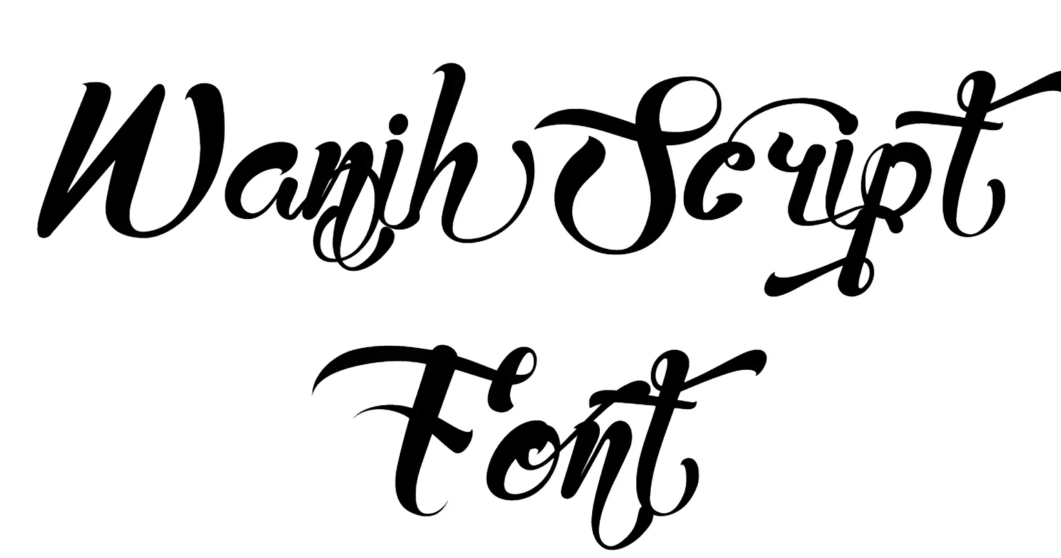 Wanih Script Font download