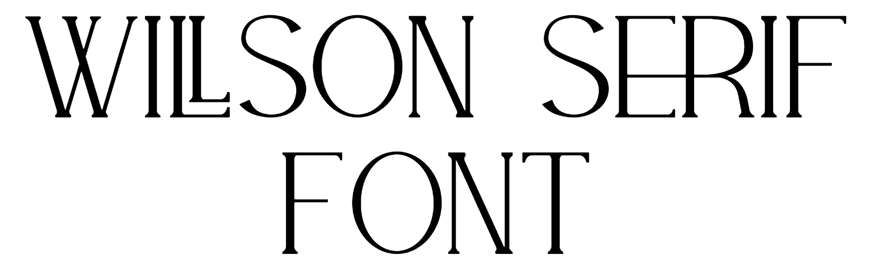 WillSon Serif Font Download
