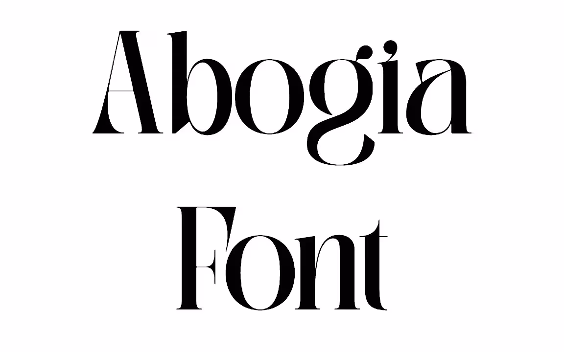 Abogia Font