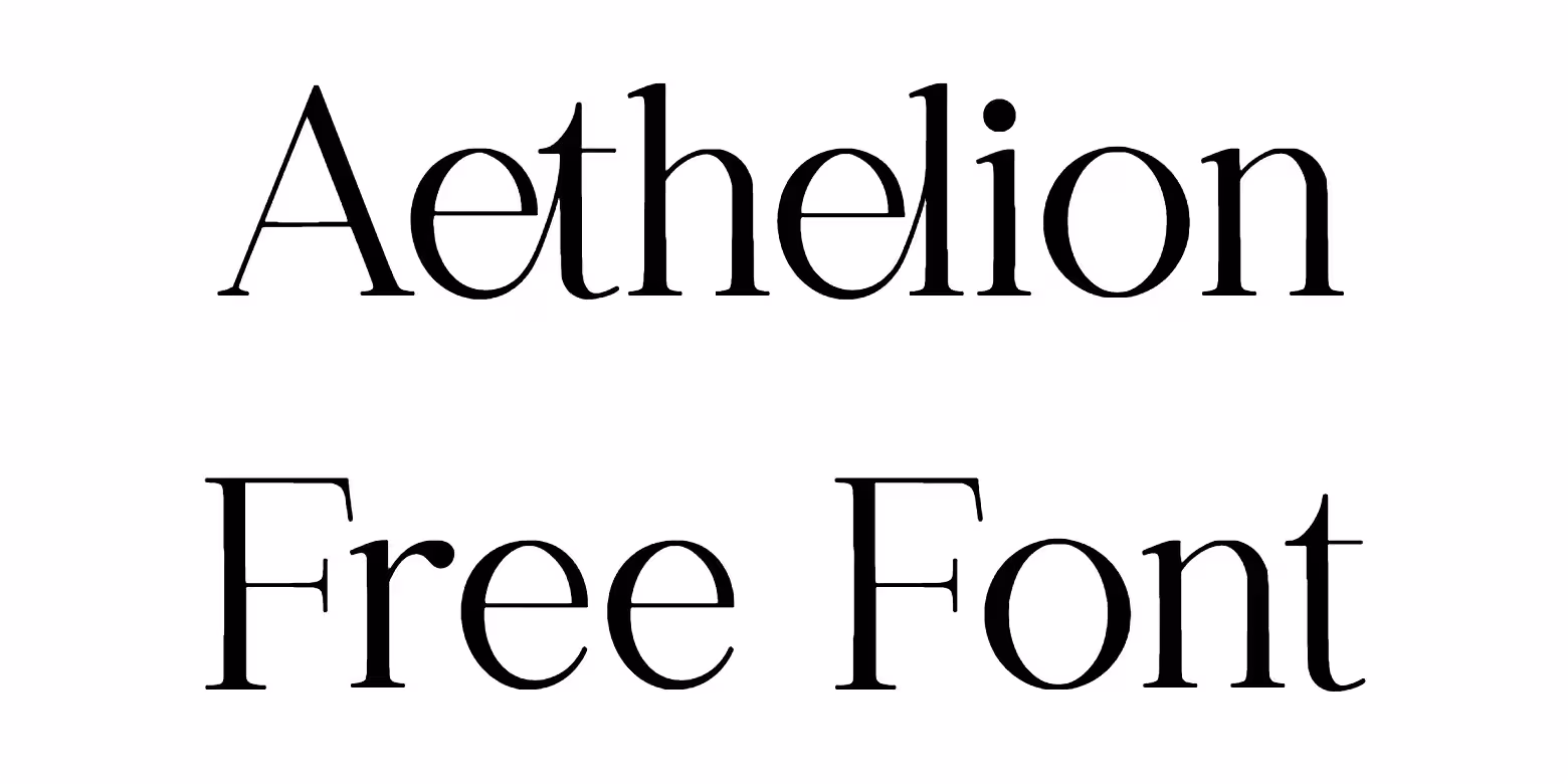 Aethelion Free Font