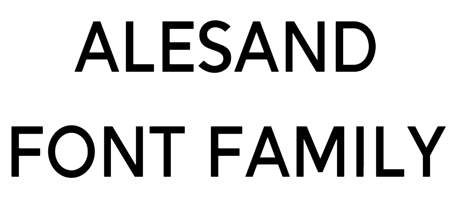 Alesand Font Family