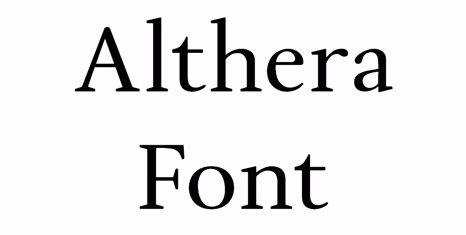 Althera Font