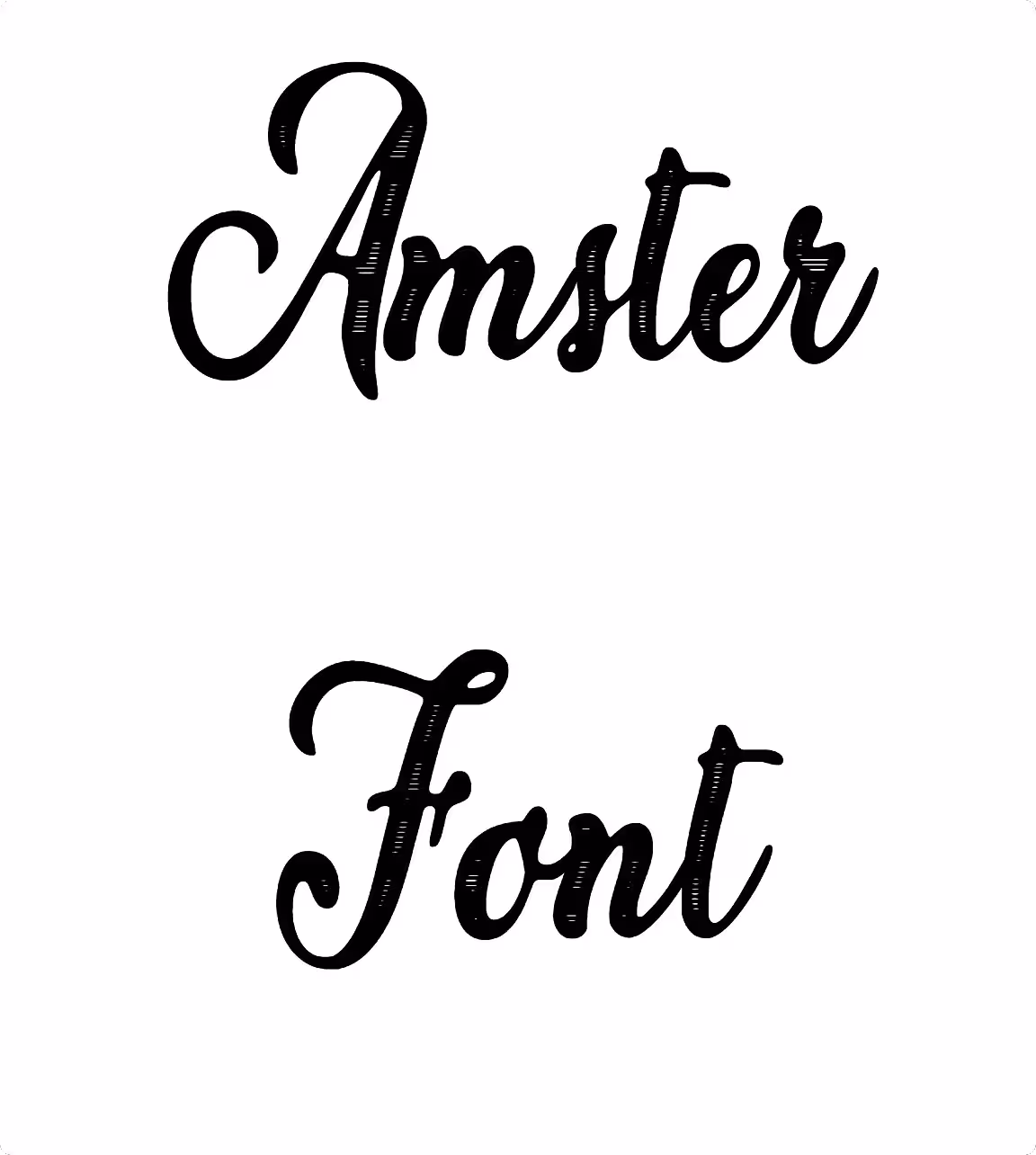 Amster Font