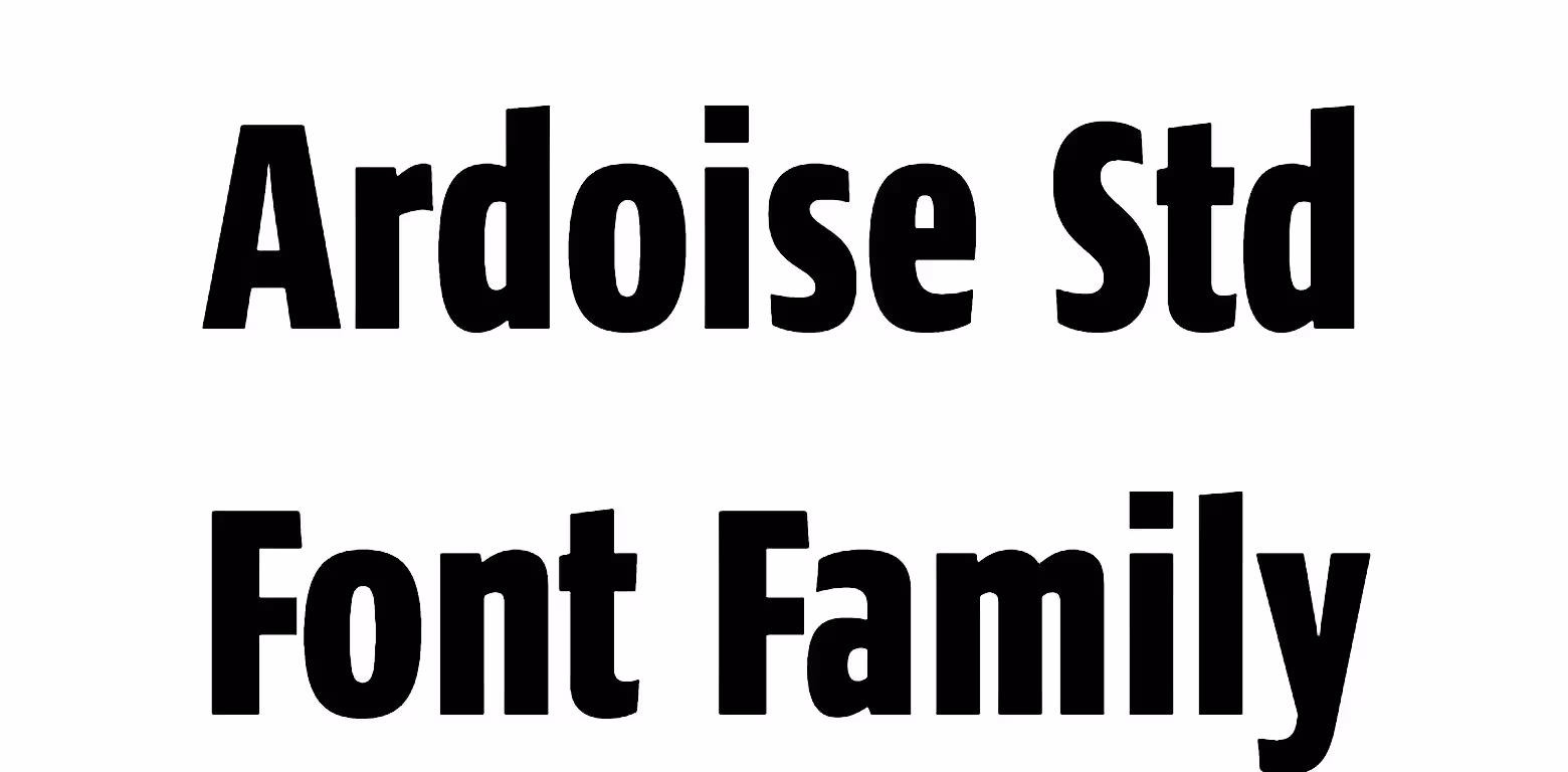 Ardoise Std Font Family