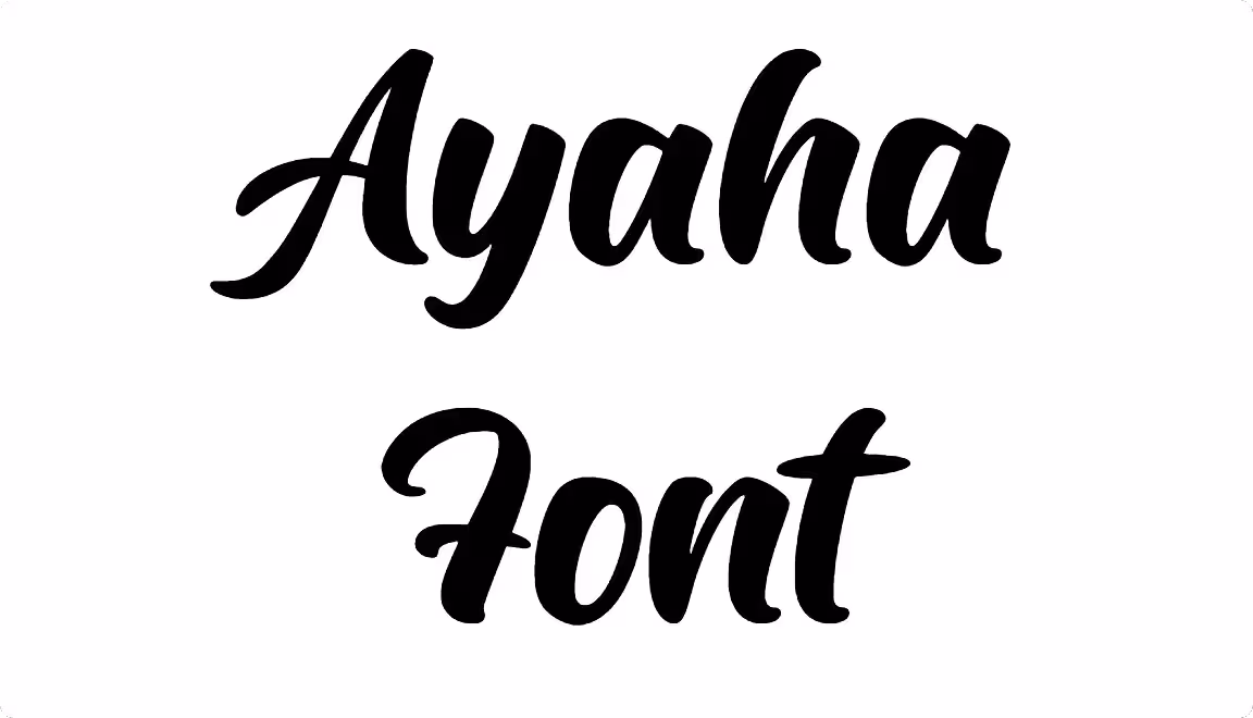 Ayaha Font