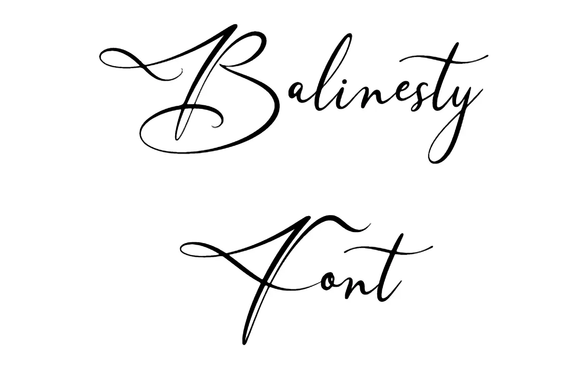 Balinesty Font