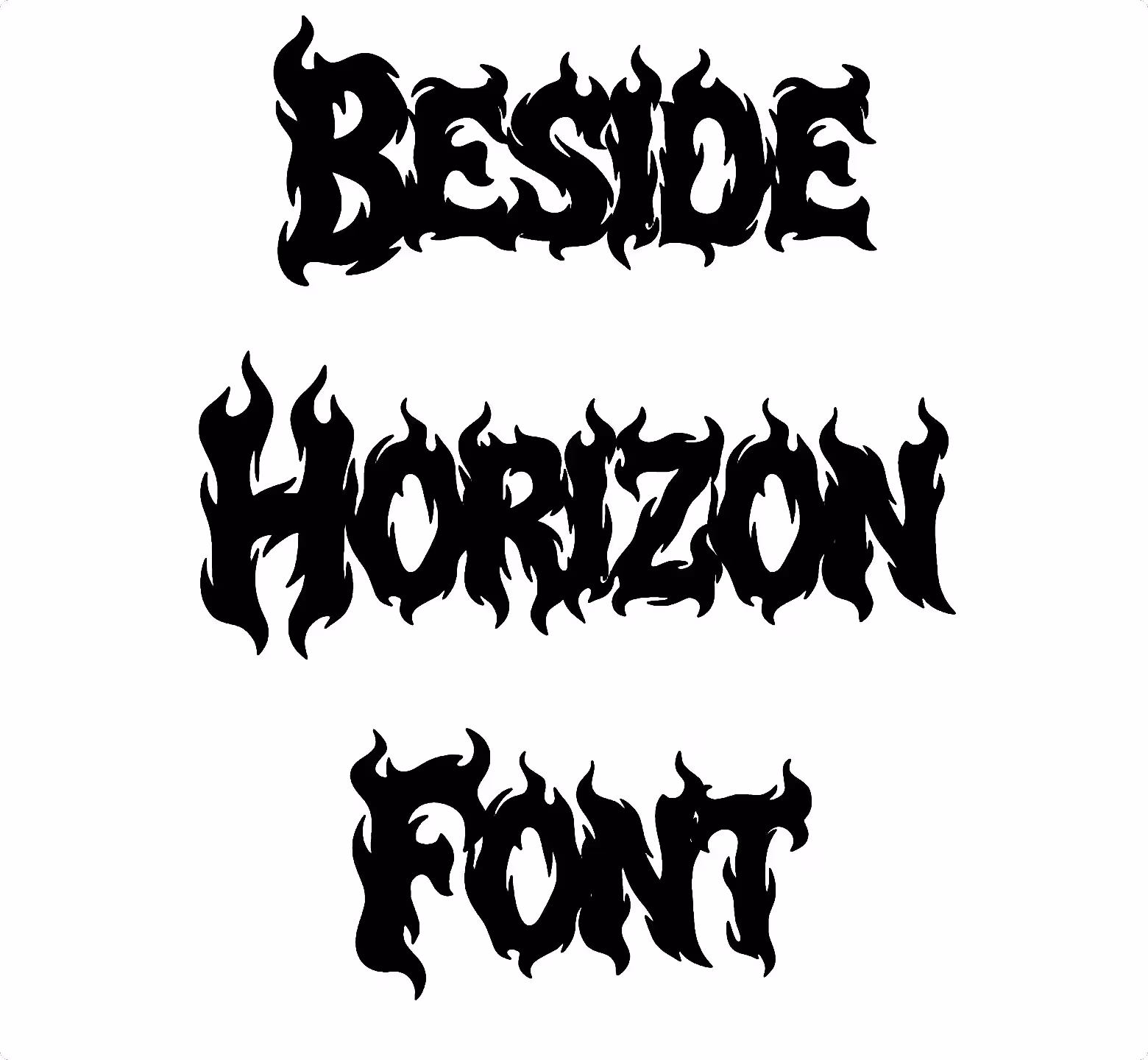Beside Horizon Font