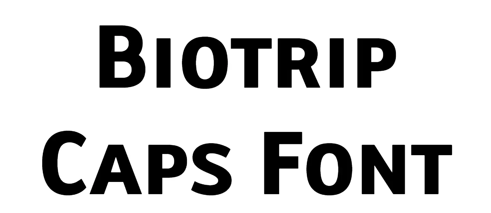 Biotrip Caps Font