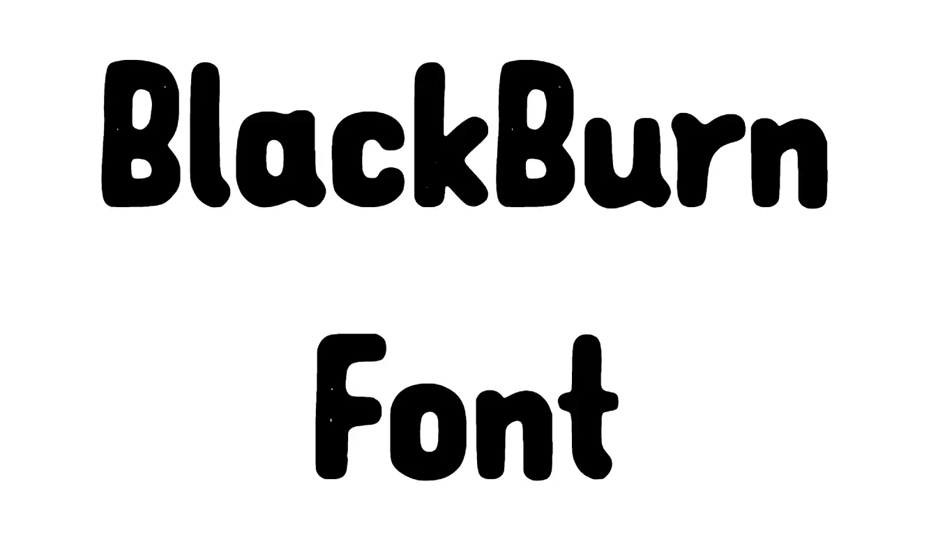 BlackBurn Font
