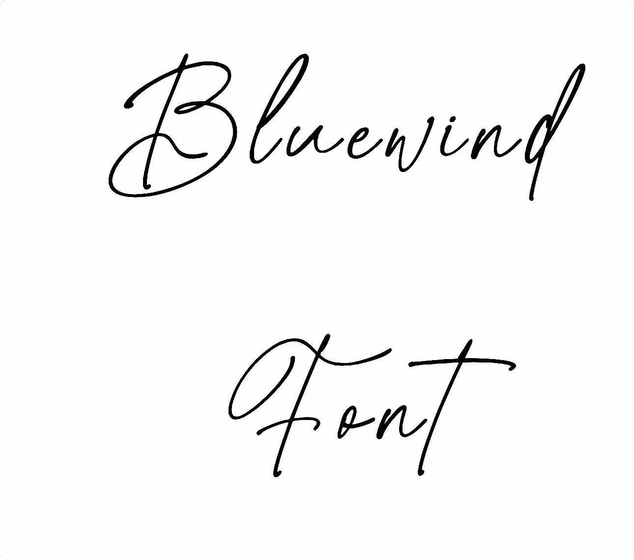 Bluewind Font
