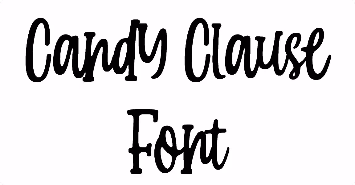Candy Clause Font