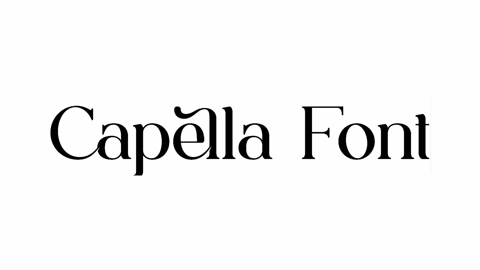 Capella Font