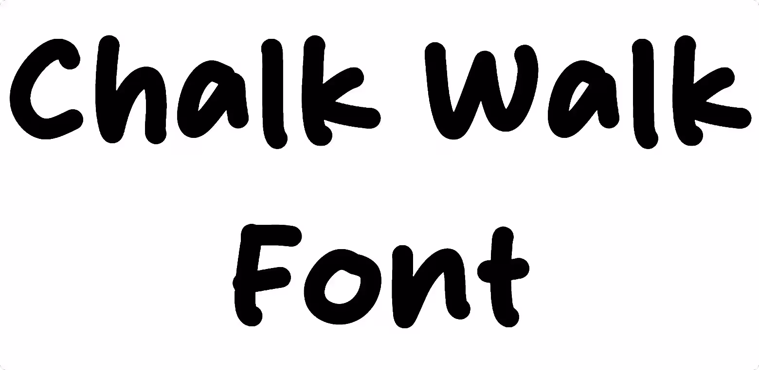 Chalk Walk Font