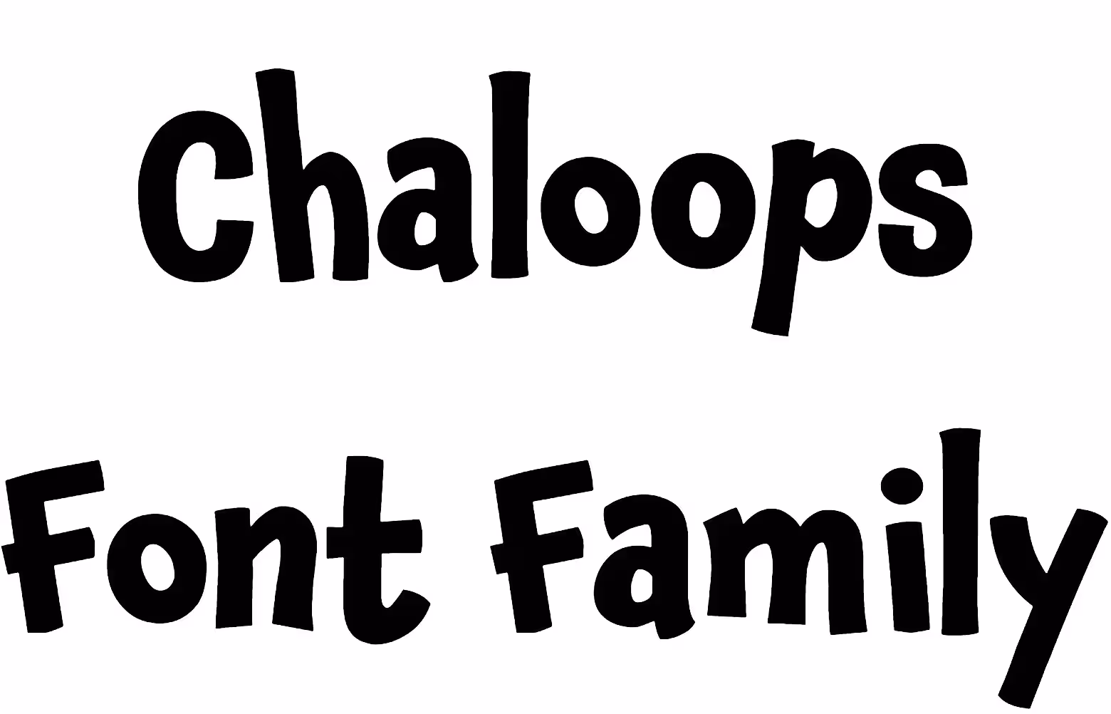 Chaloops Font Family