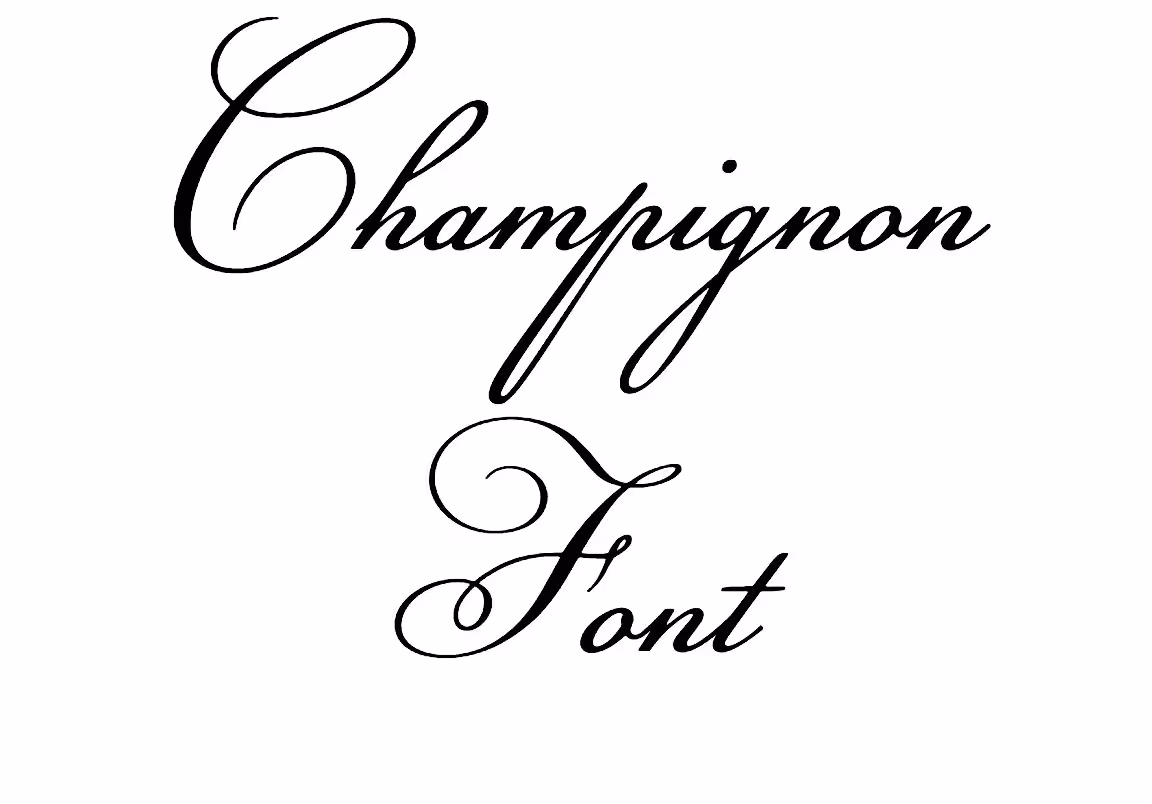 Champignon Font
