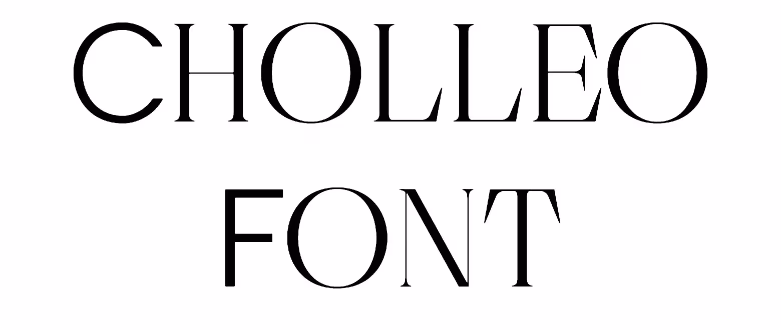 Cholleo Font