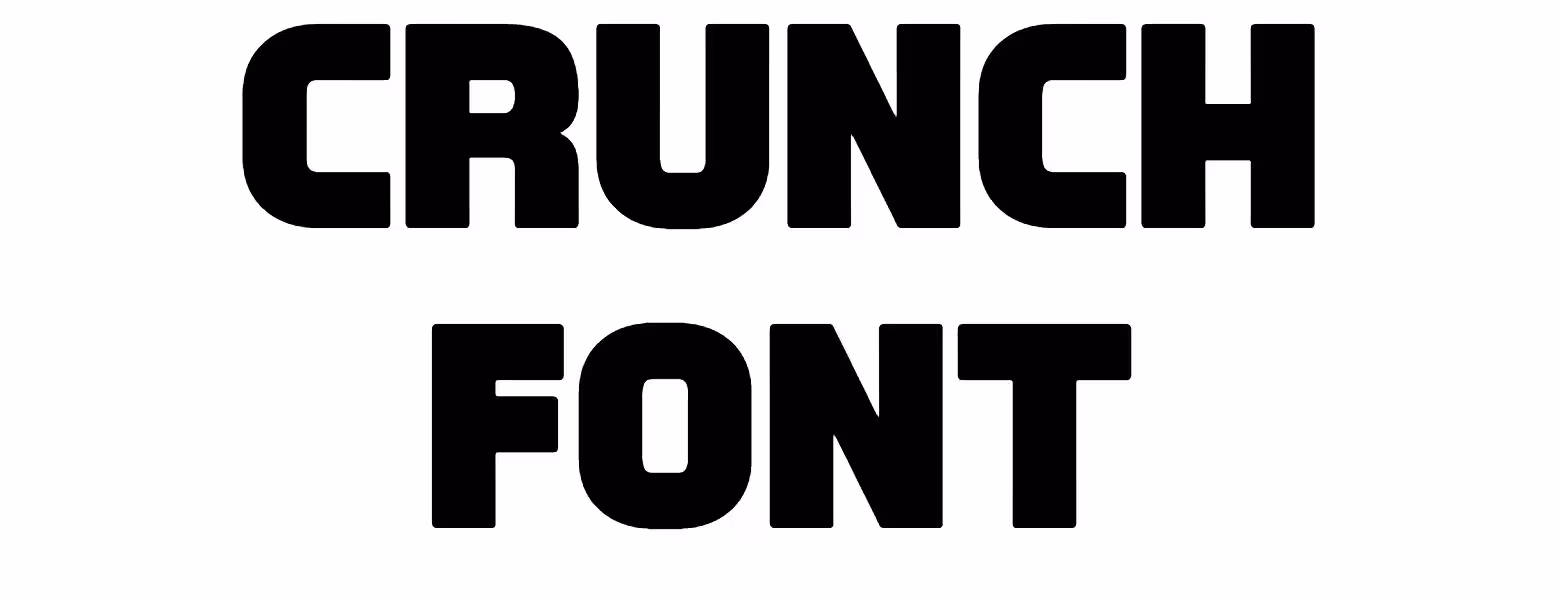 Crunch Font