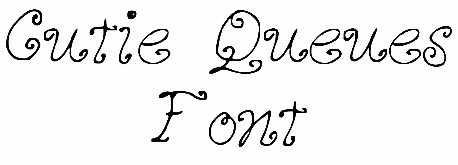 Cutie Queues Font