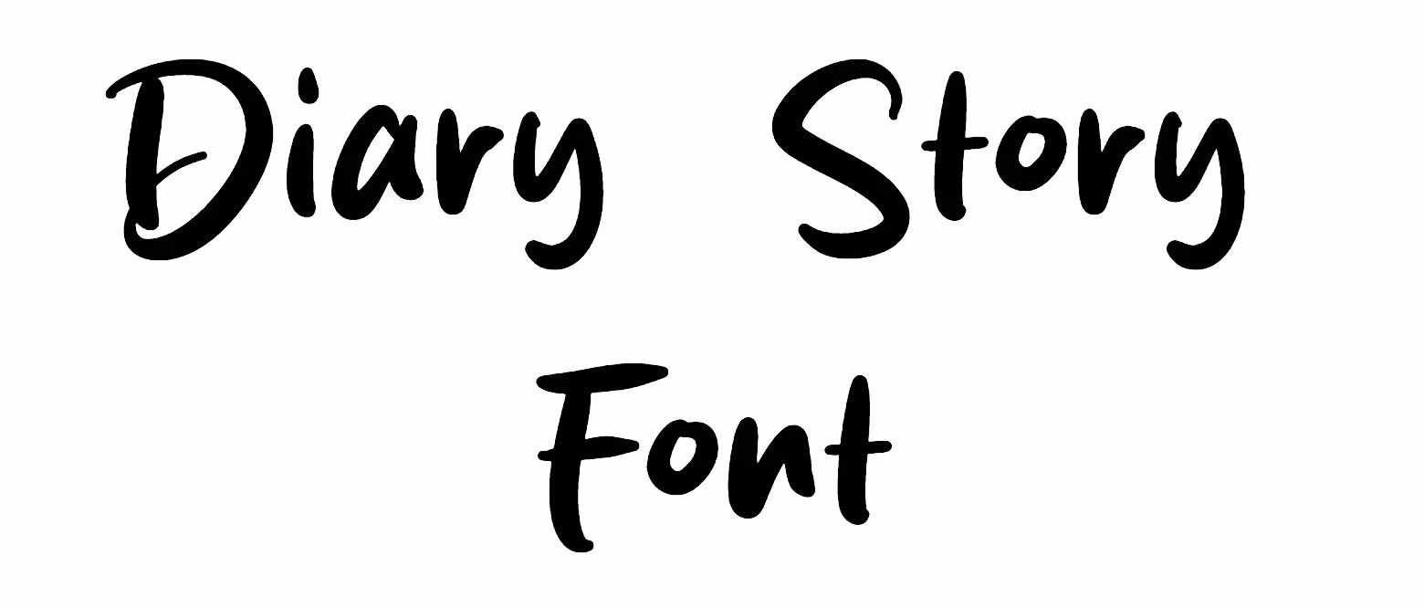 Diary Story Font