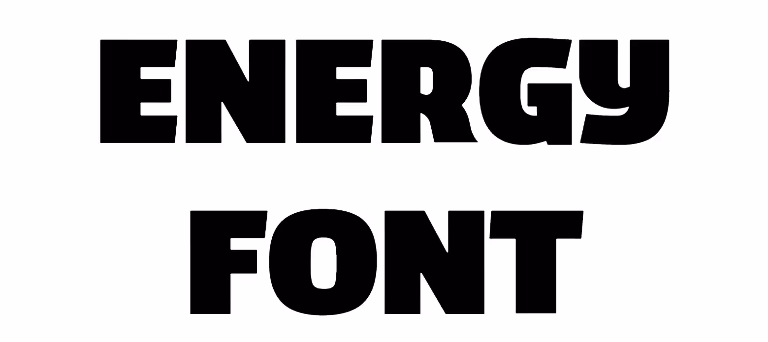 Energy Font