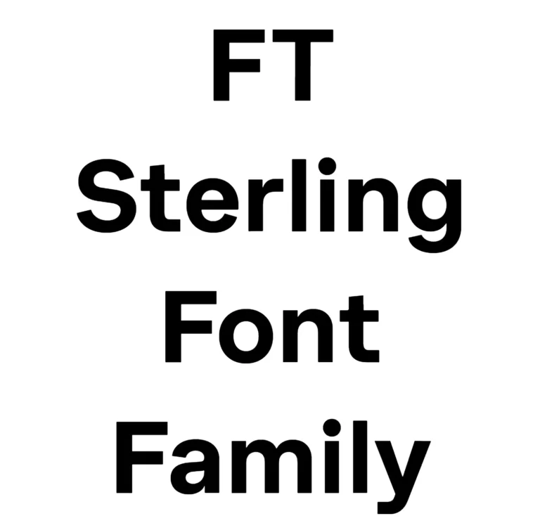 FT Sterling Font Family
