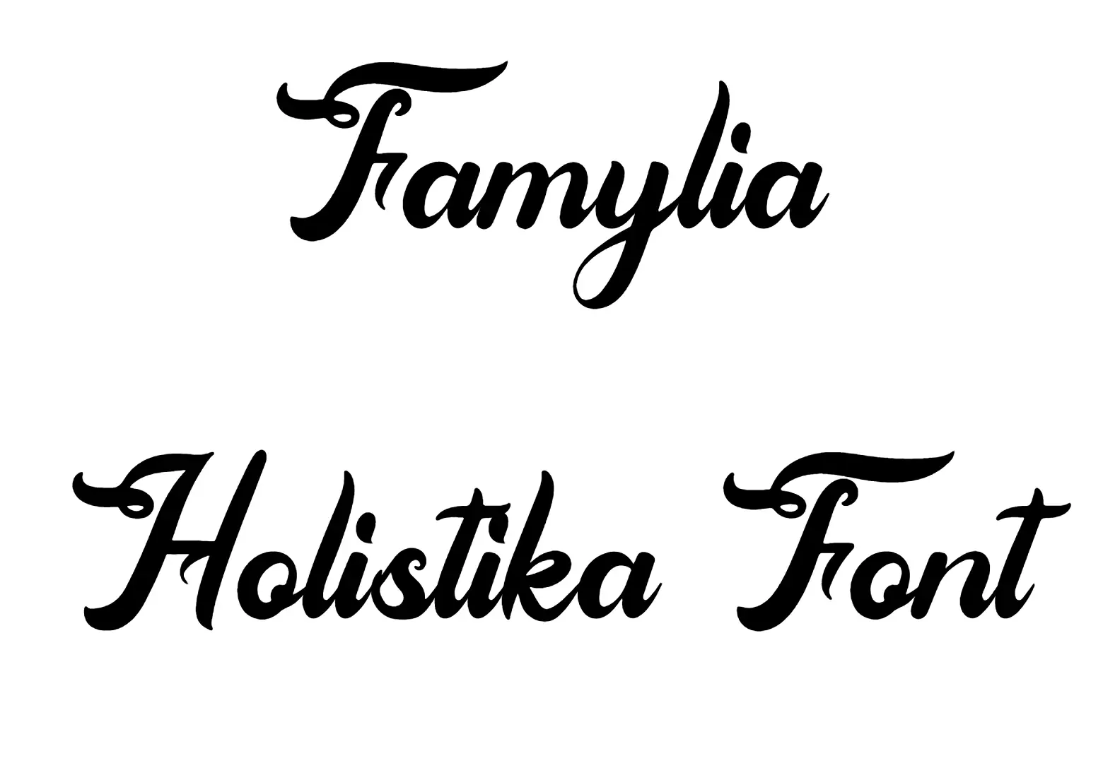 Famylia Holistika Font