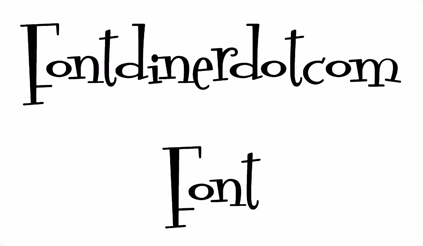 Fontdinerdotcom Font