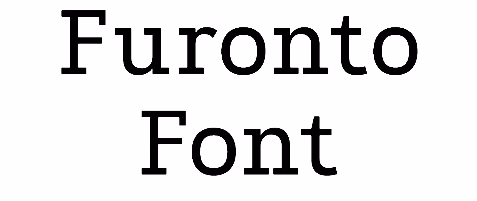 Furonto Font