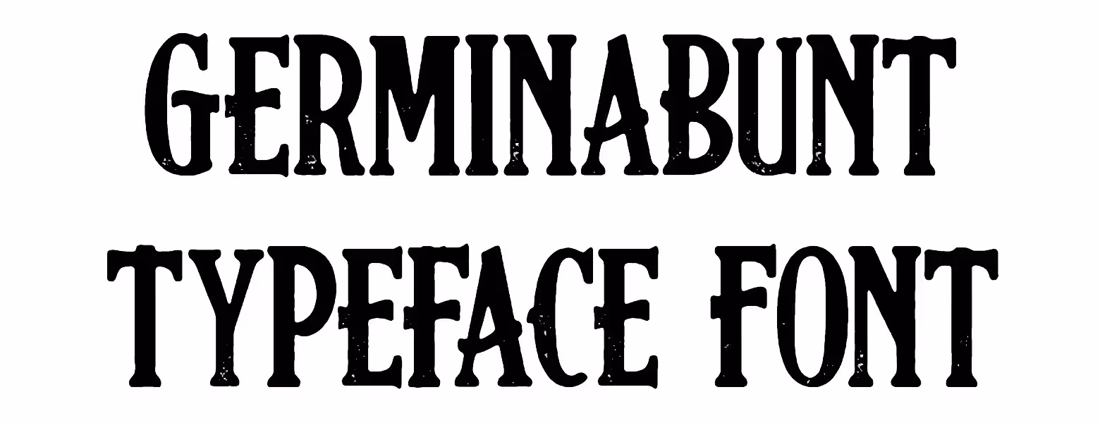 Germinabunt Typeface Font