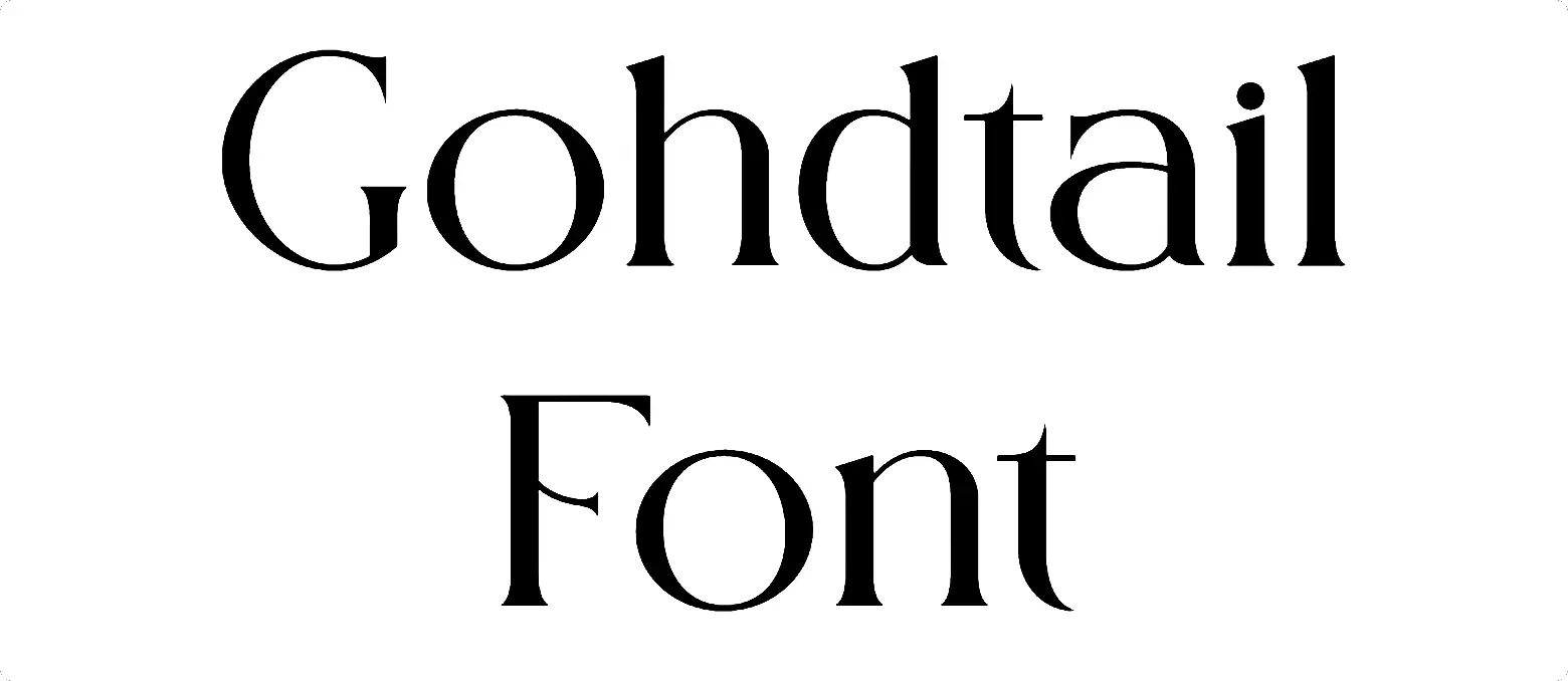 Gohdtail Font