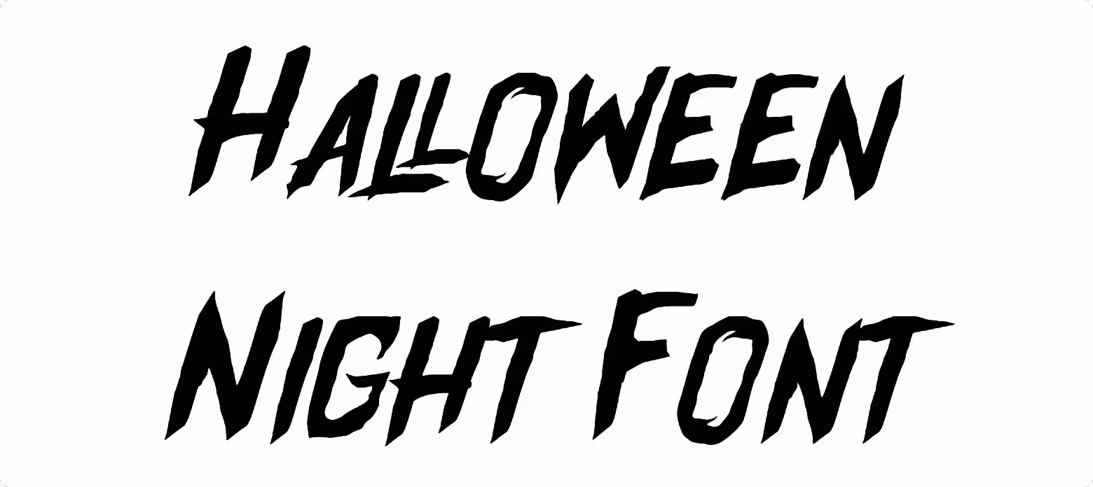 Halloween Night Font