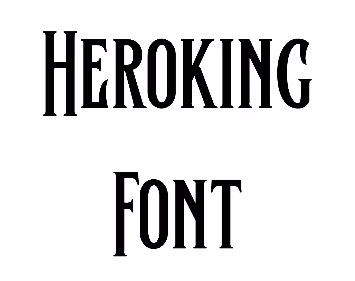 Heroking Font