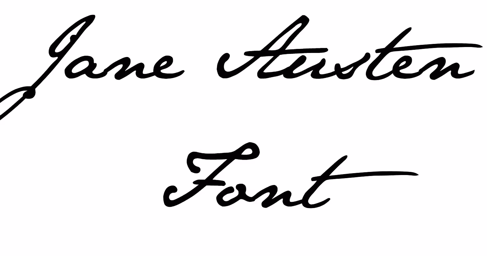 Jane Austen Font