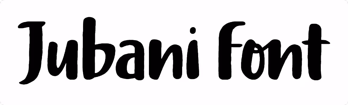 Jubani Font