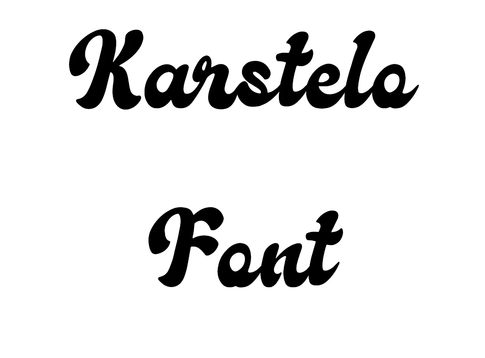 Karstelo Font