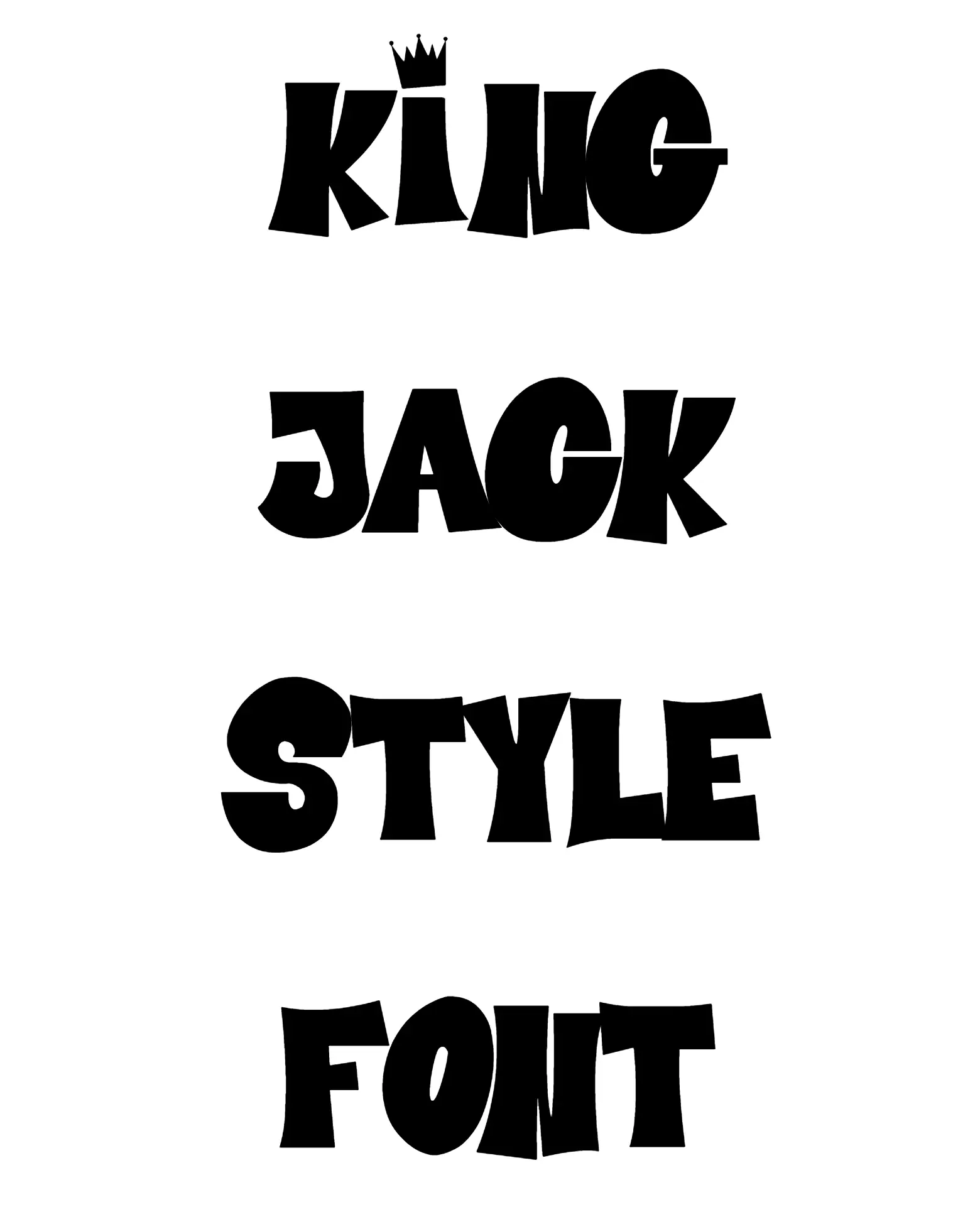King Jack Style Font