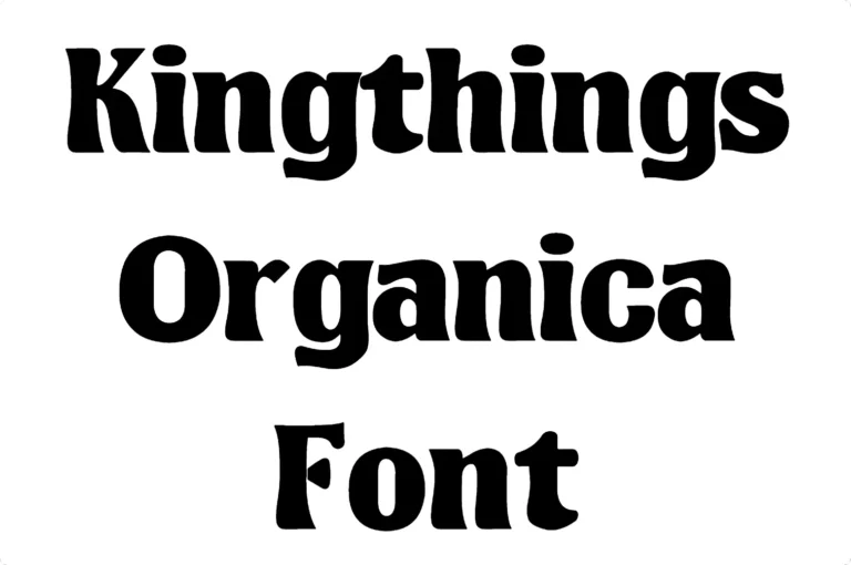 Kingthings Organica Font Download